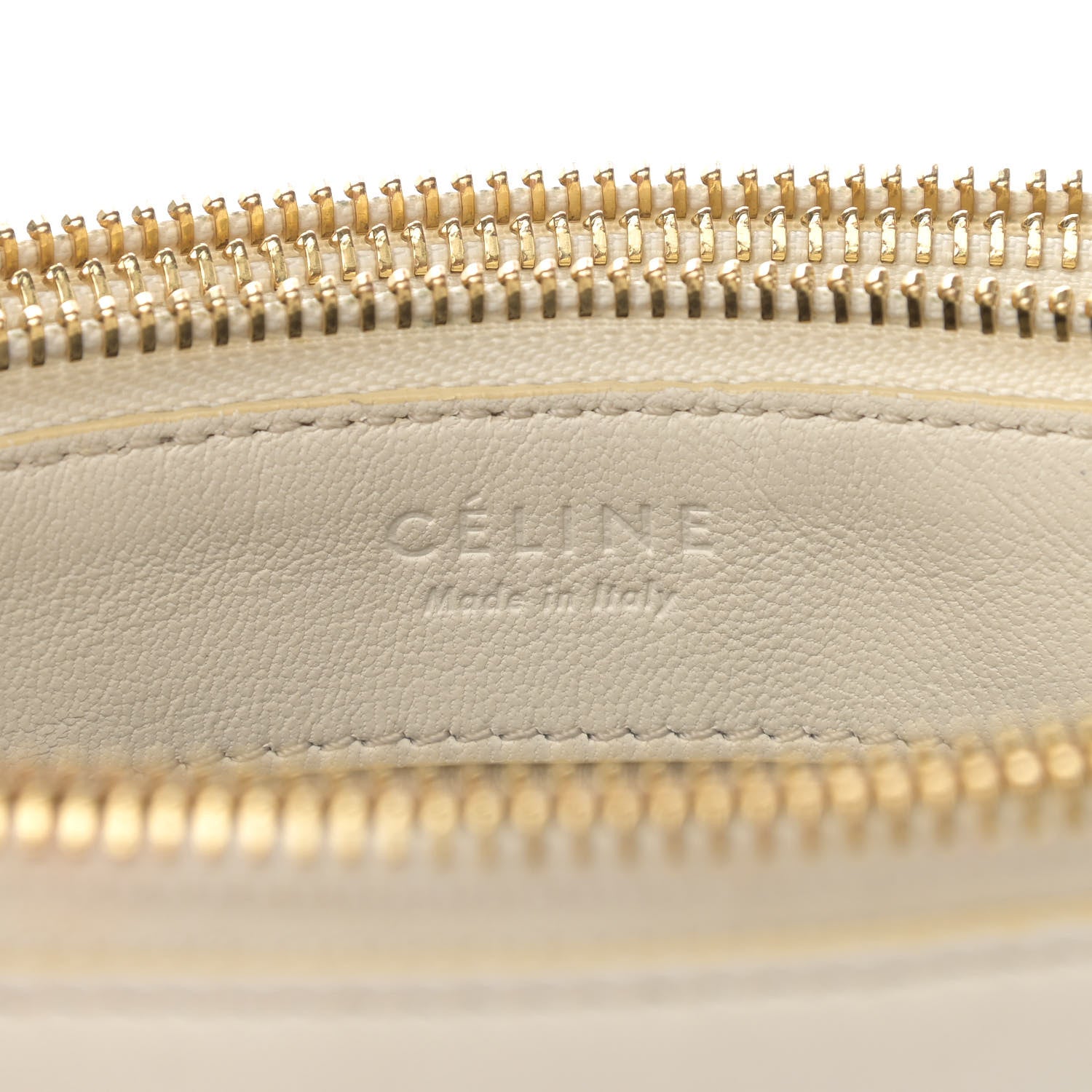 Celine Lambskin Small Trio Crossbody Bag White 8 of 13