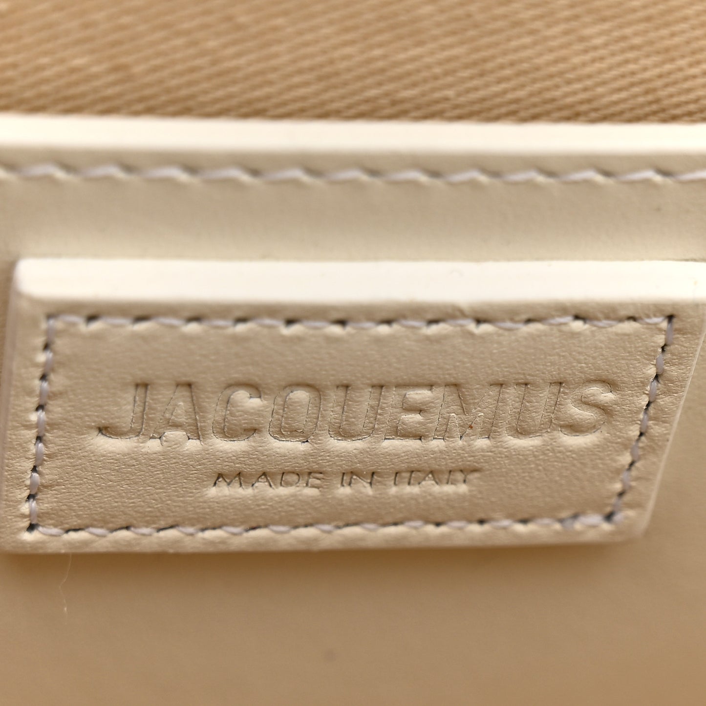 Smooth Calfskin Le Bambino Long White