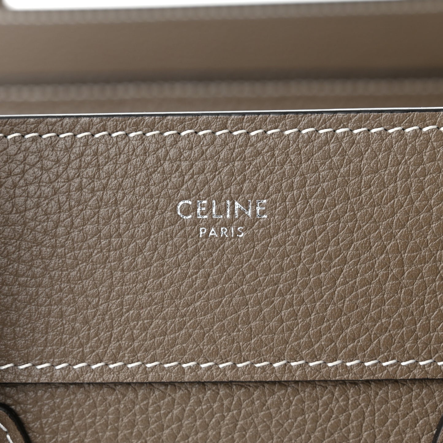 Drummed Calfskin Micro Luggage Souris