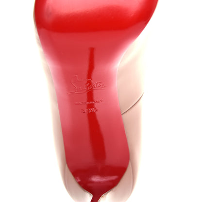 Christian Louboutin Patent New Very Prive 120 Pumps 39.5 Nude 9 of 10