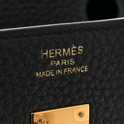 Hermes Togo Birkin 25 Black 6 of 11