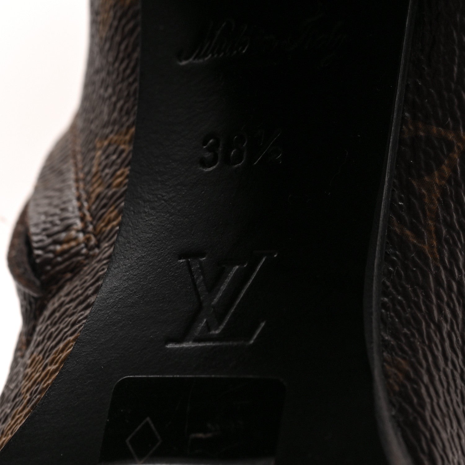 Louis Vuitton Patent Calfskin Monogram Star Trail Ankle Boots 38.5 Black 6 of 6