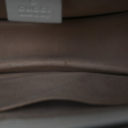 Gucci Calfskin Sylvie Web Queen Margaret Shoulder Bag White 12 of 14