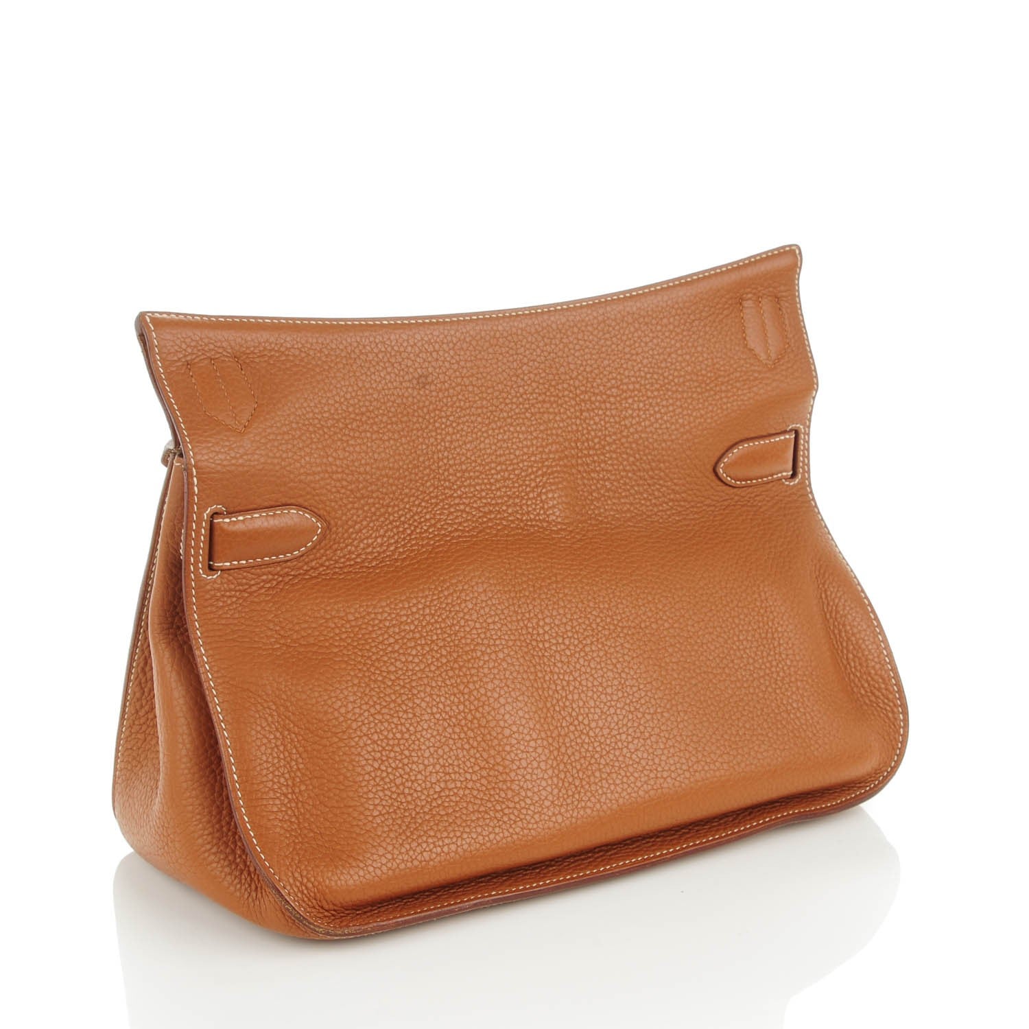 Hermes Taurillon Clemence Jypsiere 34 Gold 6 of 12
