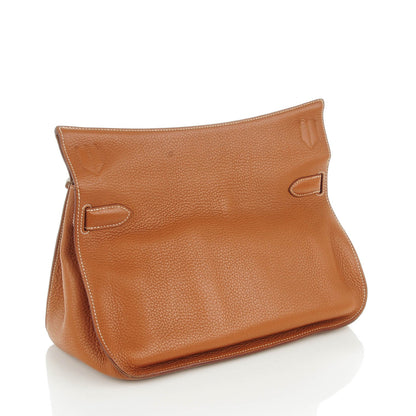 Hermes Taurillon Clemence Jypsiere 34 Gold 6 of 12