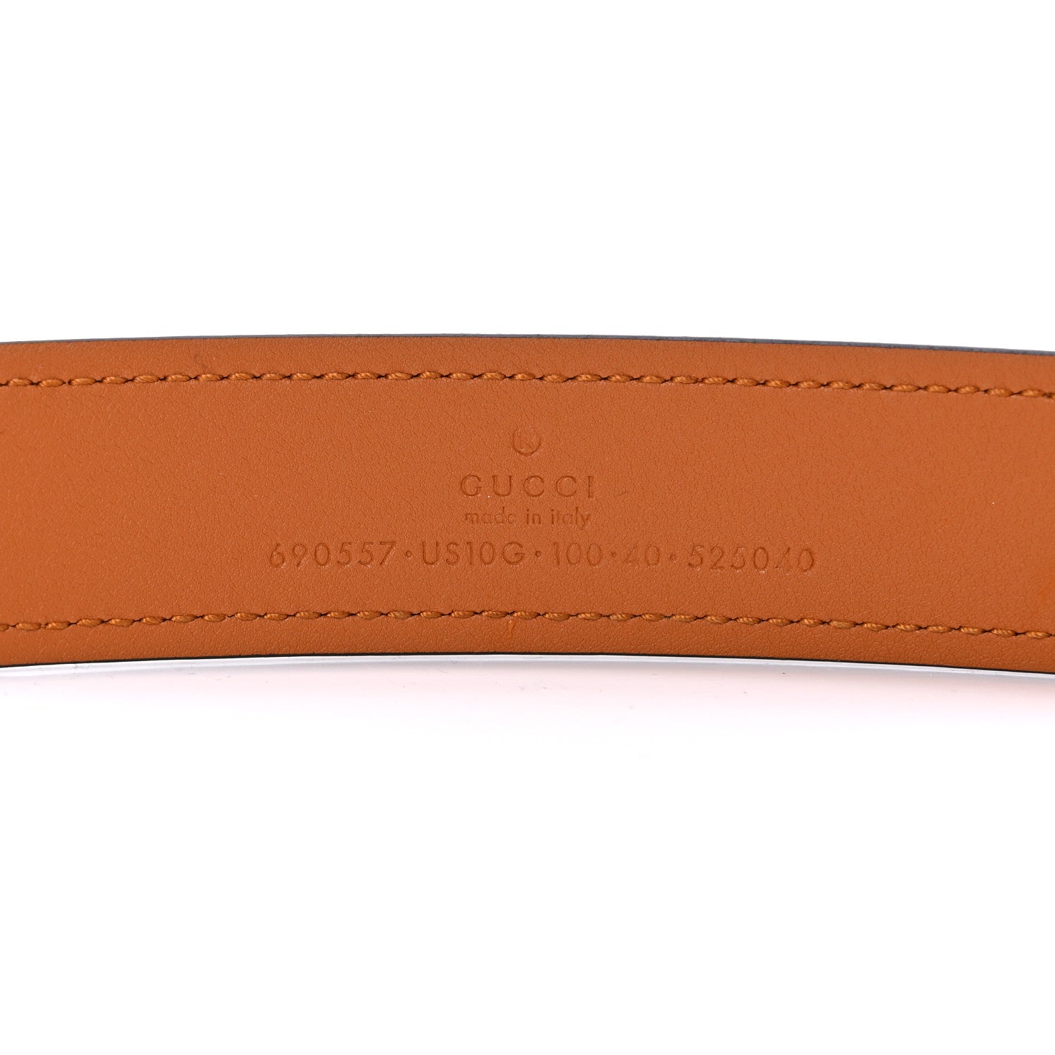 Gucci Ciny Lux Calfskin Blondie 30mm Belt 100 40 Blondie Cognac 5 of 5
