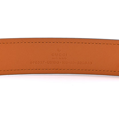 Gucci Ciny Lux Calfskin Blondie 30mm Belt 100 40 Blondie Cognac 5 of 5