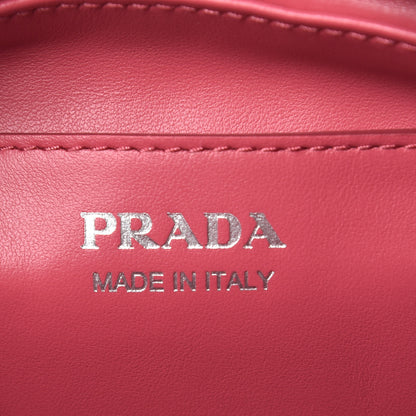 Prada Soft Calfskin Diagramme Crossbody Bag Peonia 6 of 8