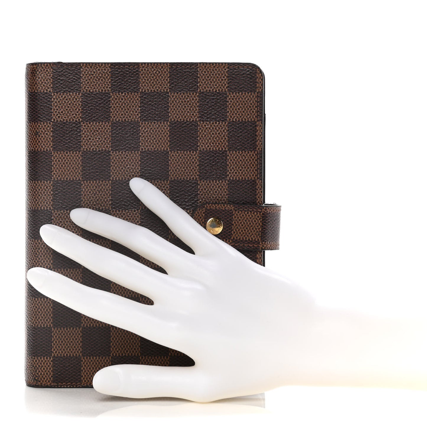 Damier Ebene Medium Ring Agenda Cover