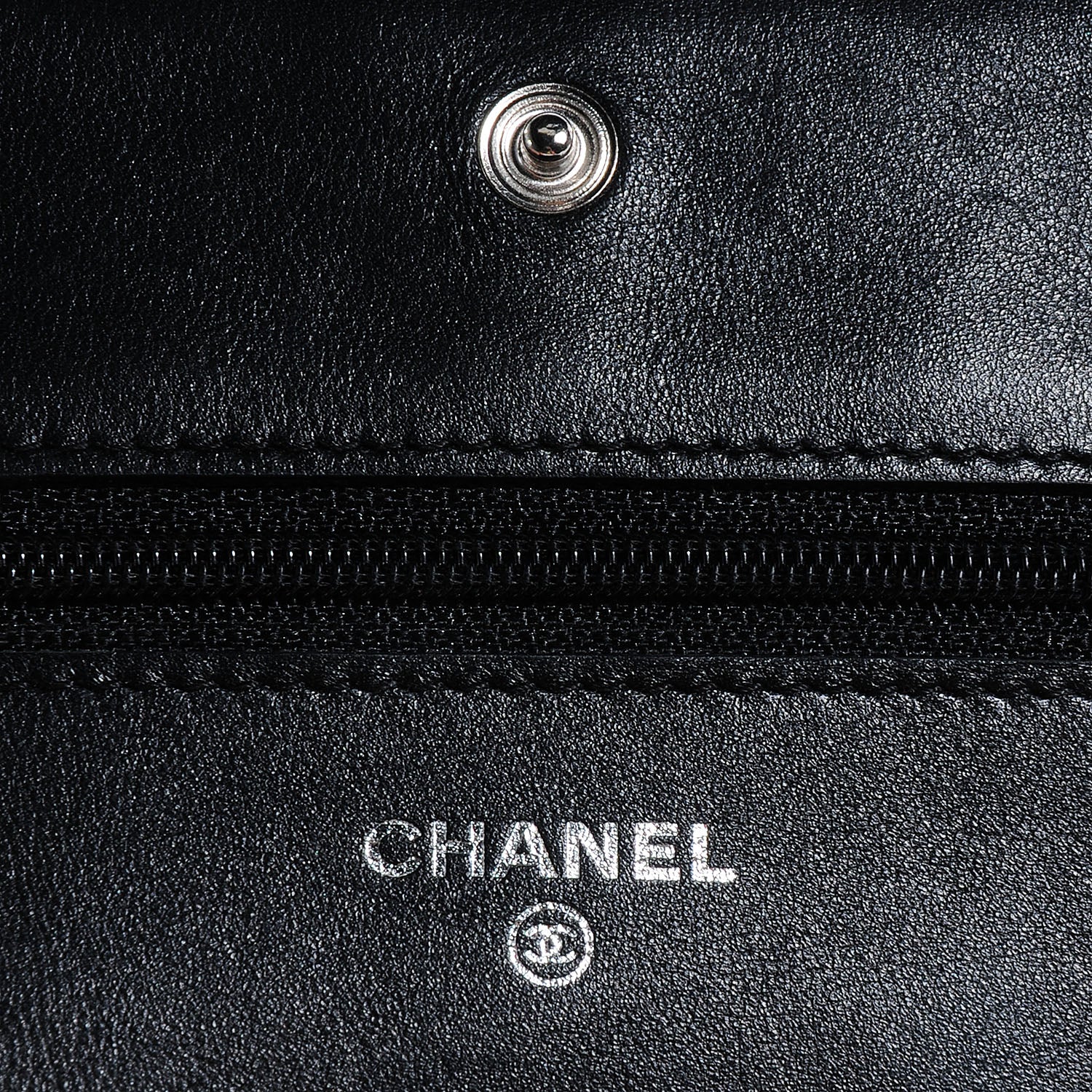 Chanel Caviar Timeless CC Wallet on Chain Black 6 of 9