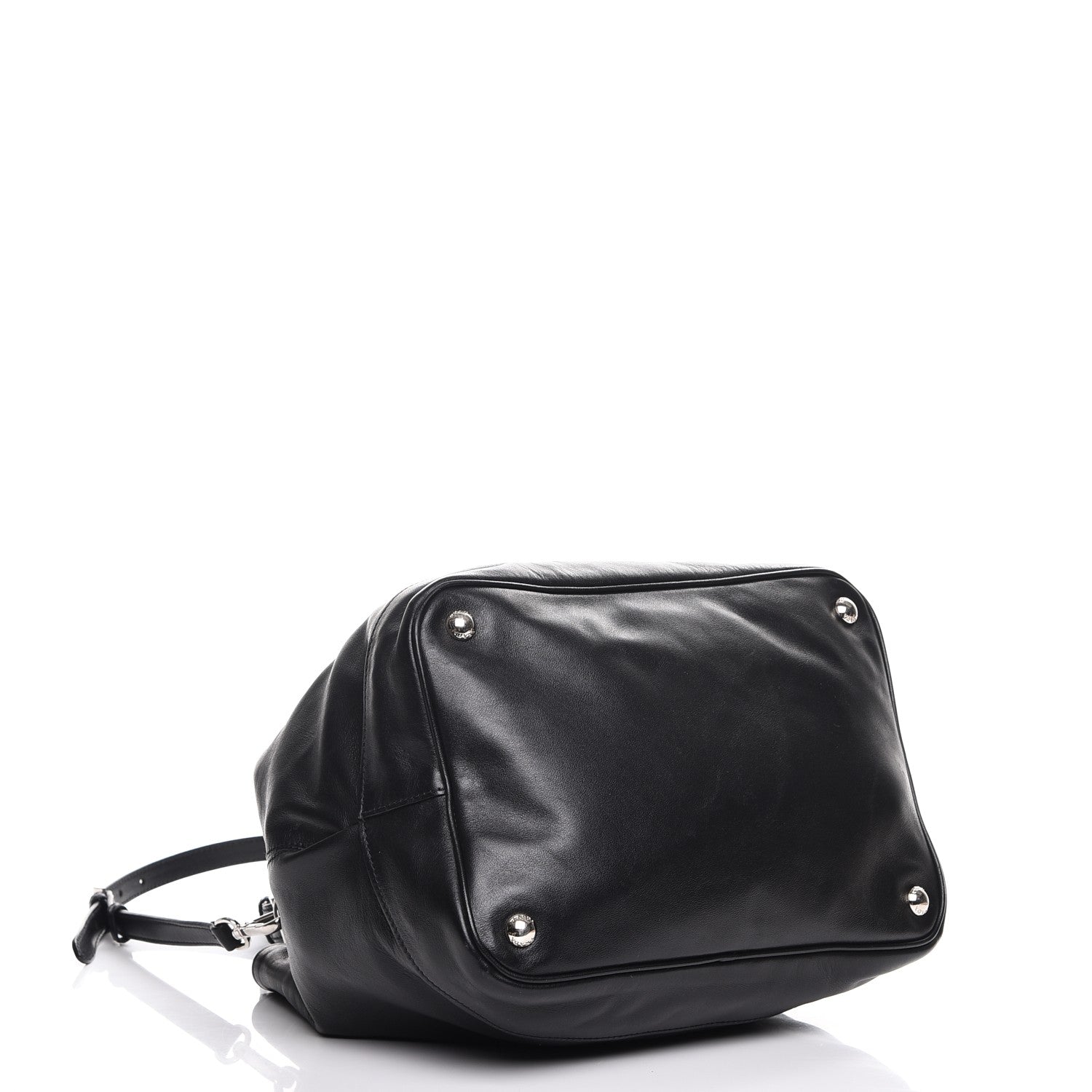 Prada Soft Calf Bucket Bag Nero Black 5 of 9