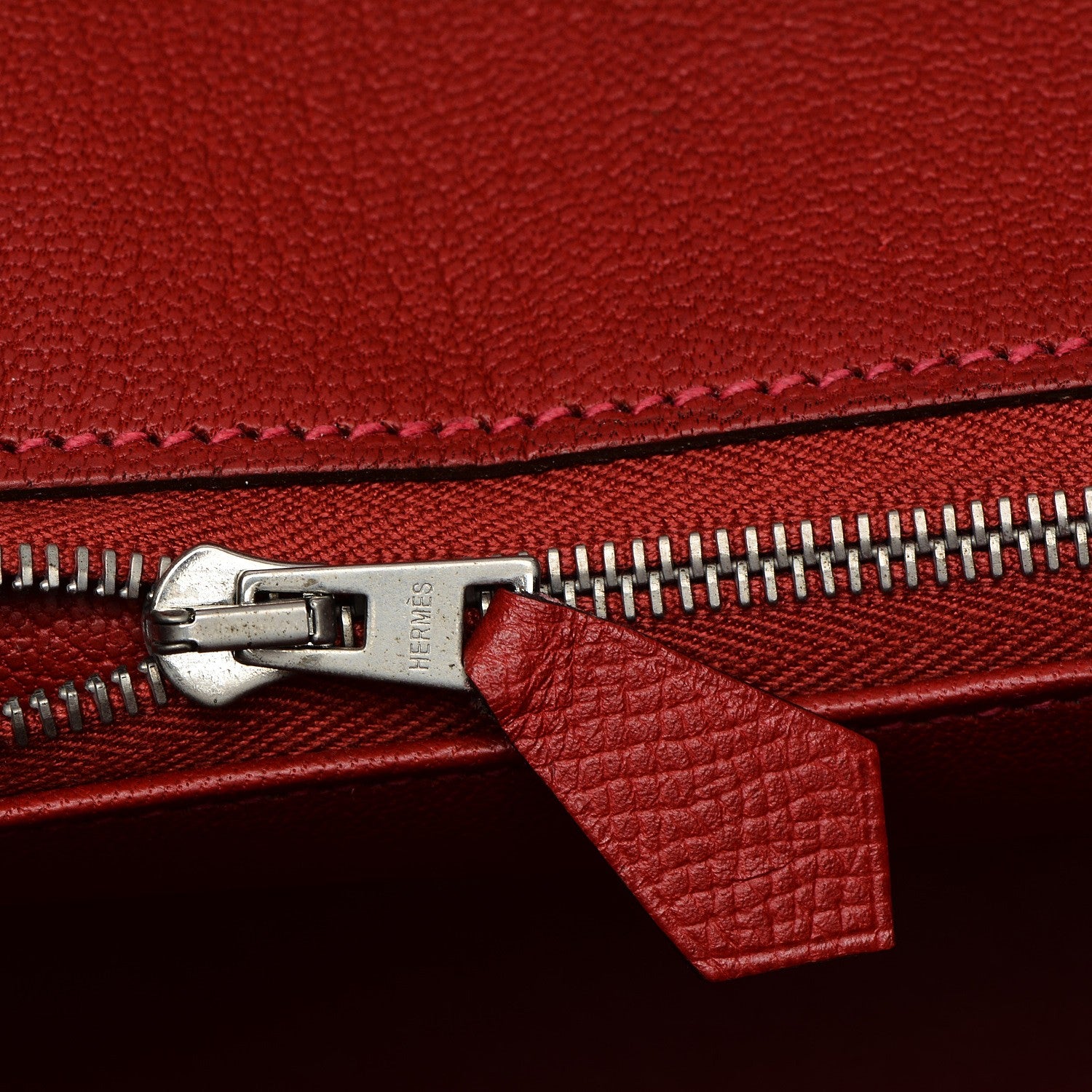 Hermes Epsom Birkin 35 Rouge Casaque 16 of 27