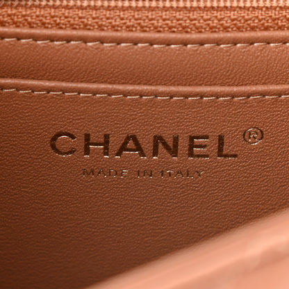 Chanel Lambskin Quilted Mini Rectangular Flap Brown 6 of 9
