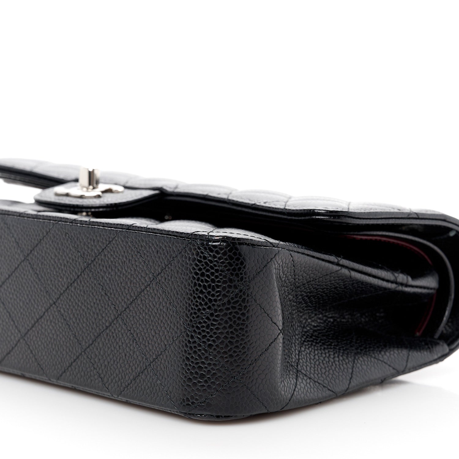 Chanel Caviar Quilted Medium Double Flap Black 10 of 11