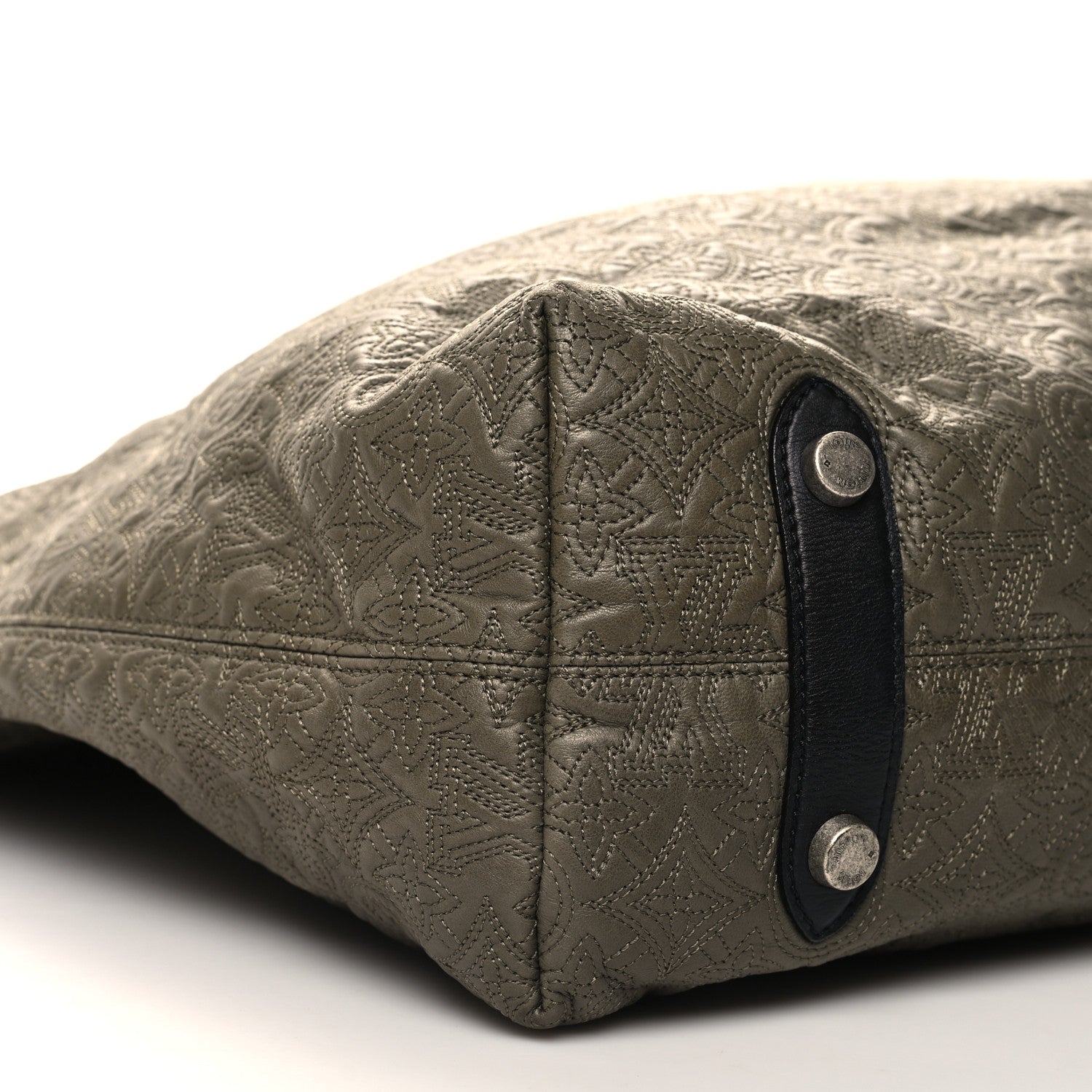 Louis Vuitton Monogram Lambskin Antheia Hobo GM Olive 8 of 9