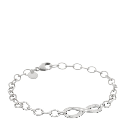 Tiffany Sterling Silver Infinity Chain Bracelet 1 of 3