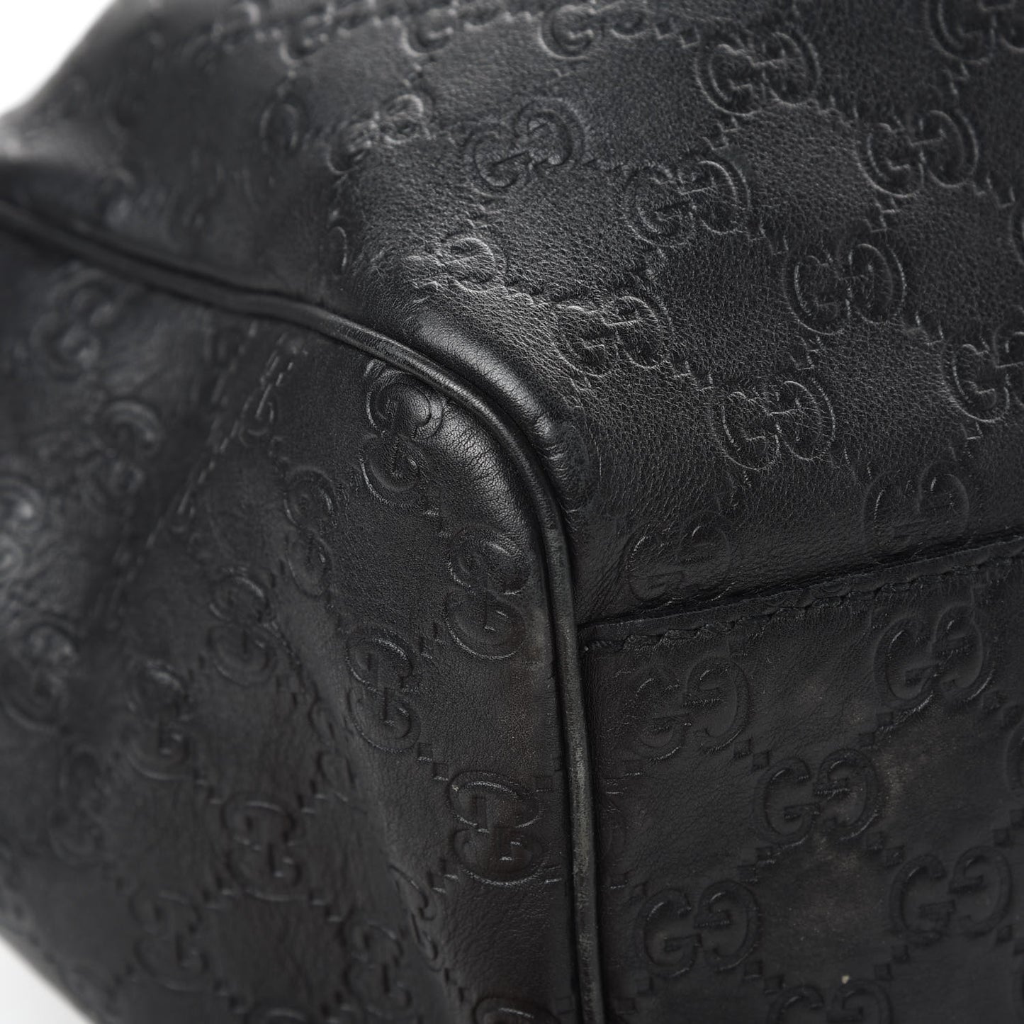 Guccissima Large Sukey Tote Black