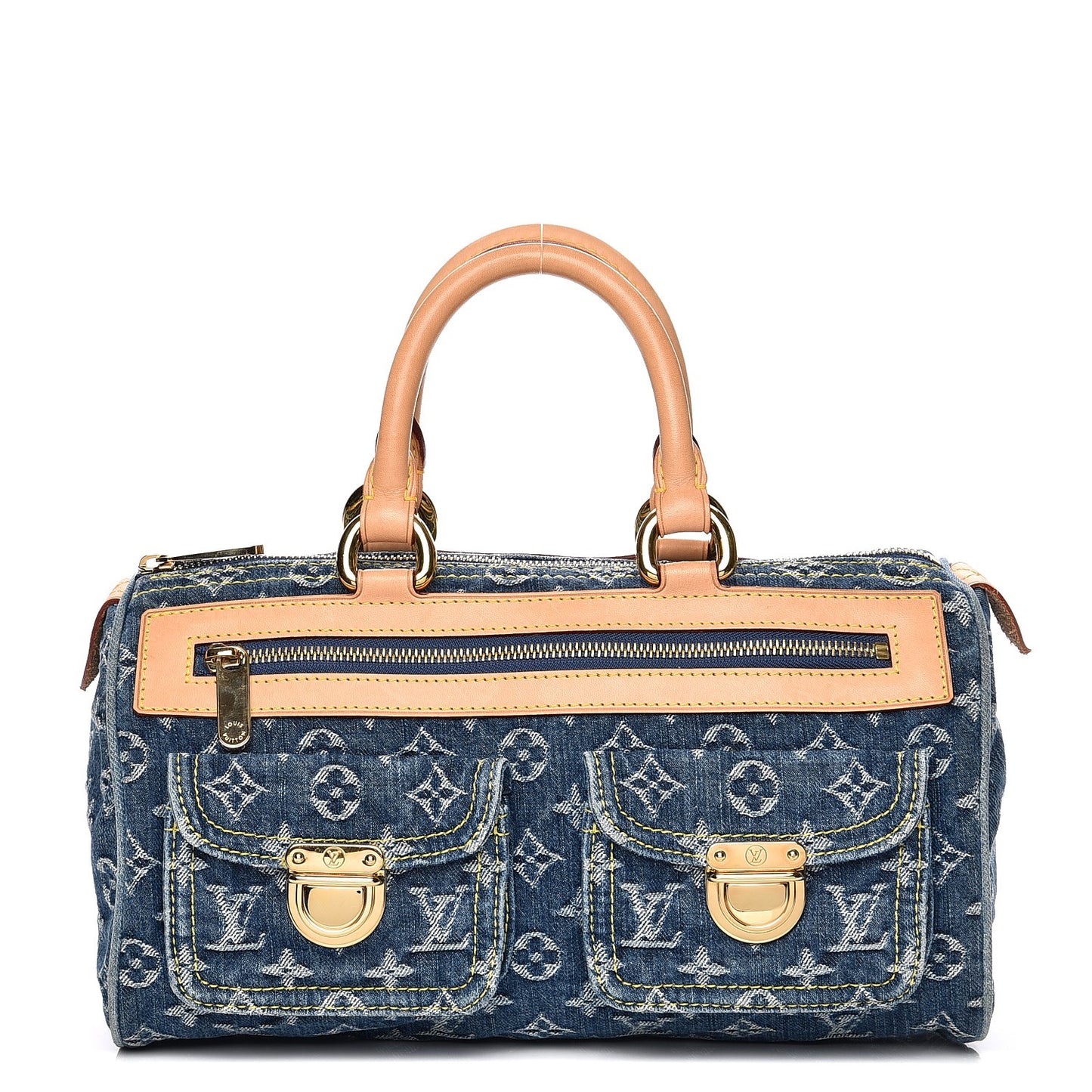 Monogram Denim Neo Speedy Blue