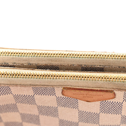 Louis Vuitton Damier Azur Double Zip Pochette 15 of 16