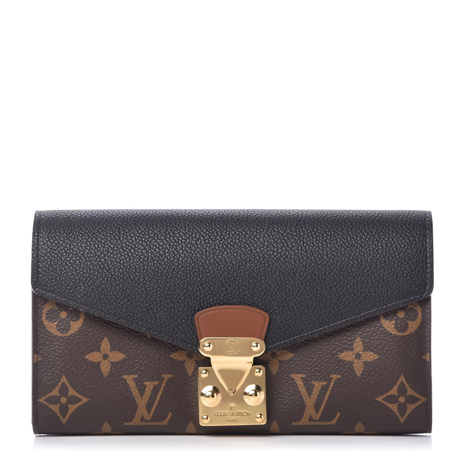 Louis Vuitton Monogram Pallas Wallet Black 1 of 9