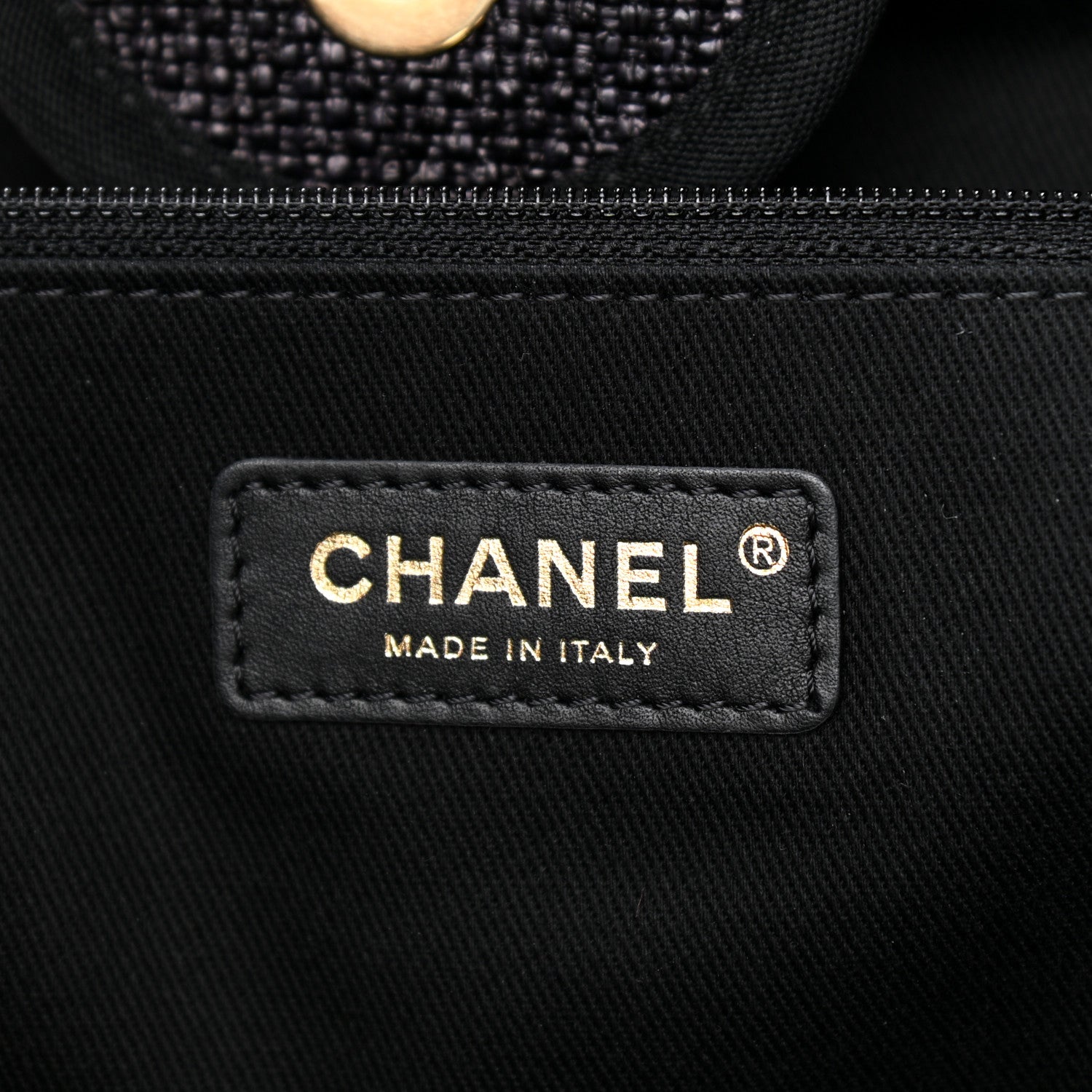 Chanel Woven Straw Raffia Medium Deauville Tote Black 6 of 11