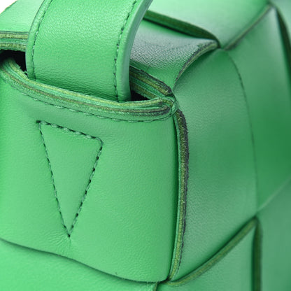 Bottega Veneta Lambskin Maxi Intrecciato Cassette Crossbody Bag Grass 4 of 4