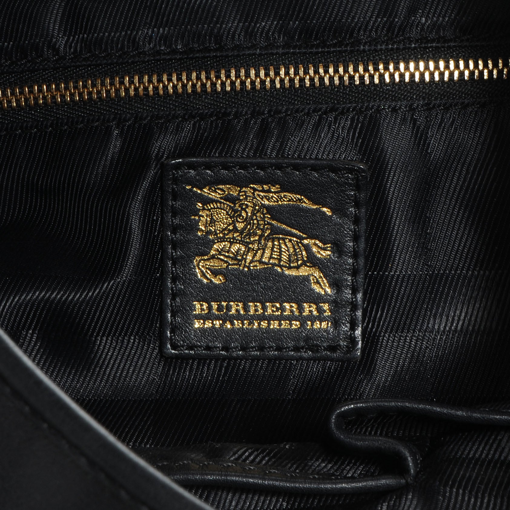 Burberry Leather Buckle Hobo Black 6 of 9