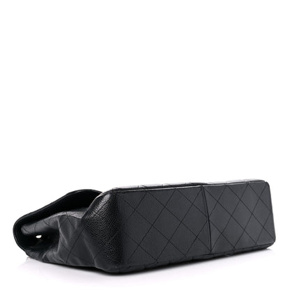 Chanel Caviar Quilted Jumbo Single Flap Black 4 of 23