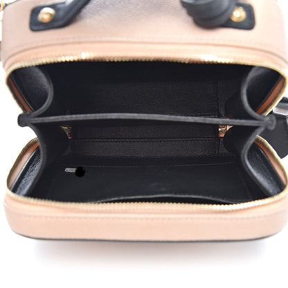 Chanel Caviar Quilted Small CC Filigree Vanity Case Beige Black 5 of 12