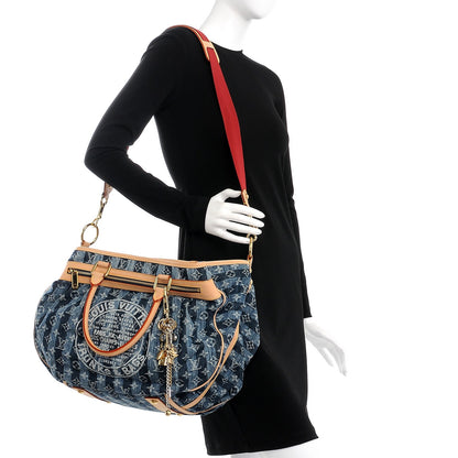 Louis Vuitton Denim Raye Cabas GM 2 of 11