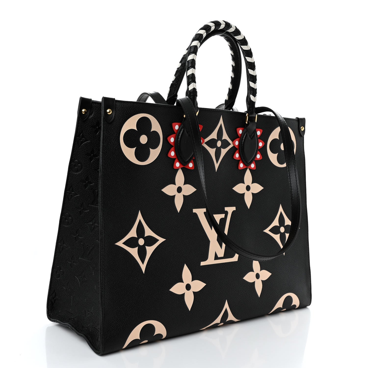 Louis Vuitton Empreinte Monogram Giant Crafty Onthego GM Black Creme 3 of 9
