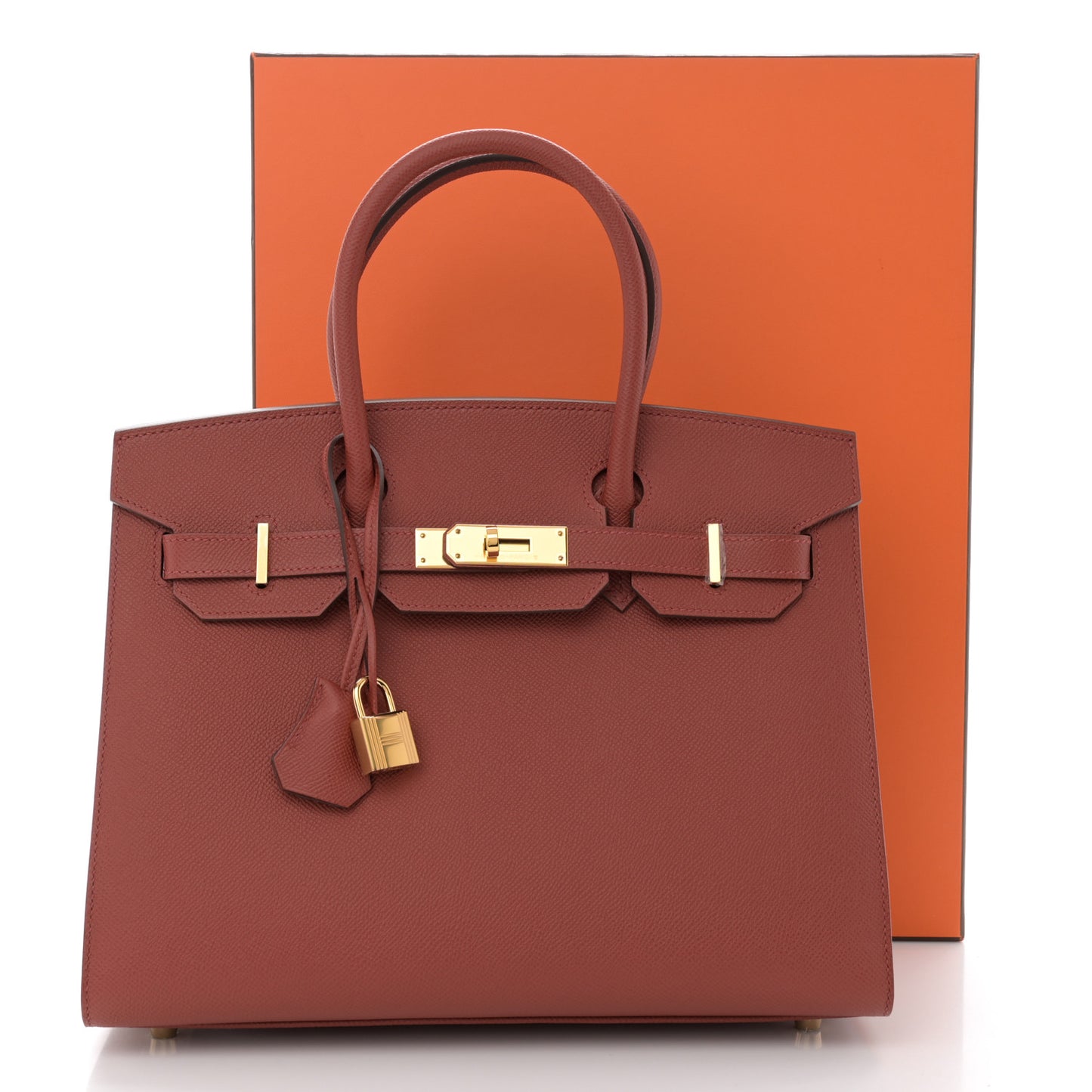Epsom Birkin Sellier 30 Rouge Venetian