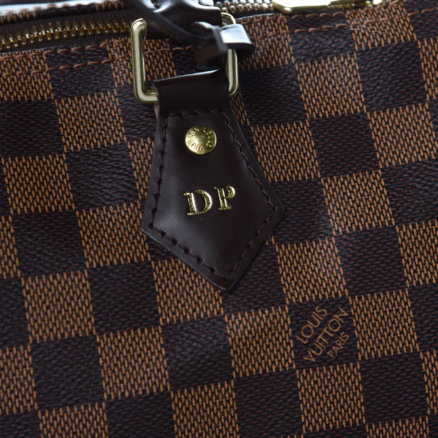 Louis Vuitton Damier Ebene Speedy Bandouliere 30 9 of 9