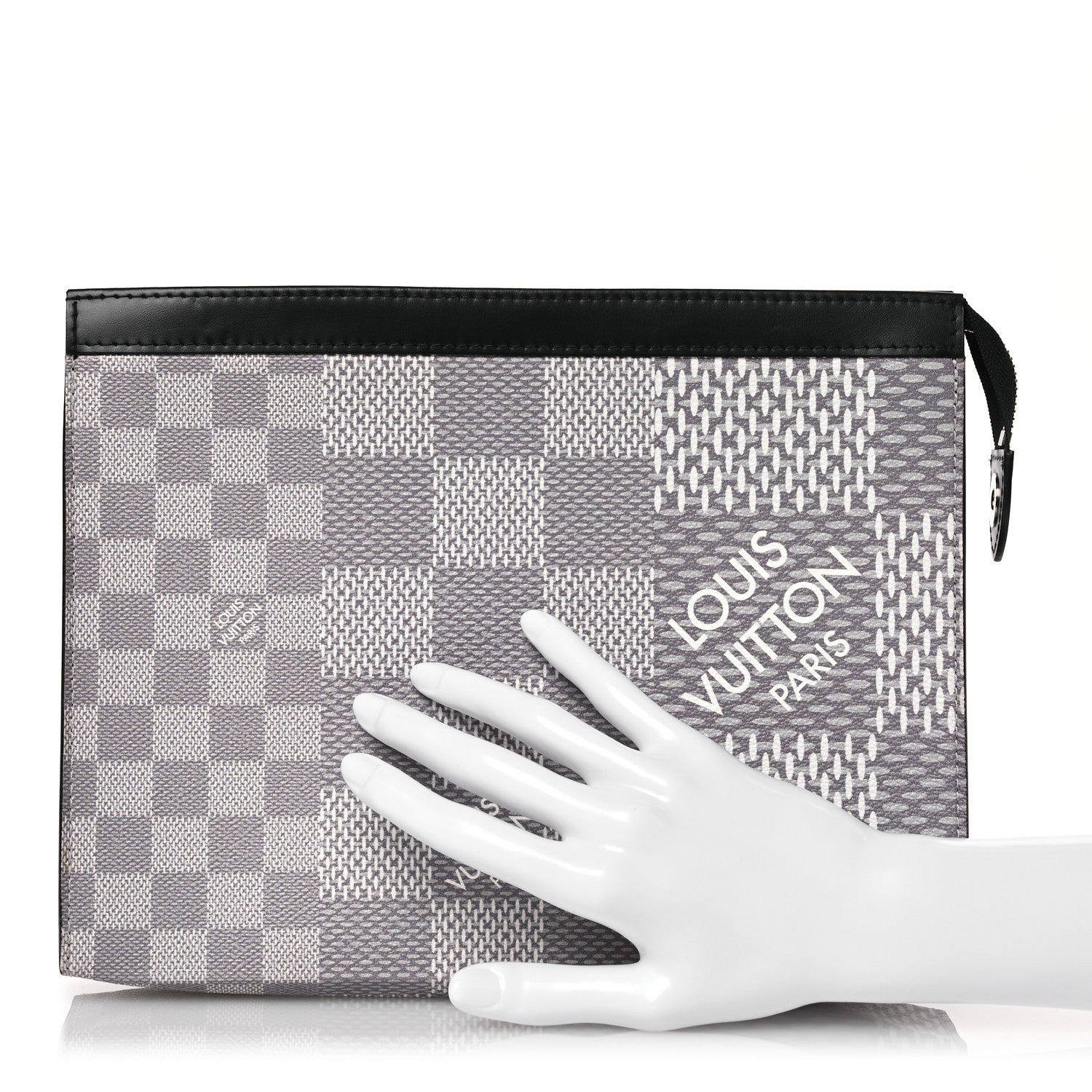 Louis Vuitton Damier Graphite 3D Pochette  Voyage Antarctica 2 of 9