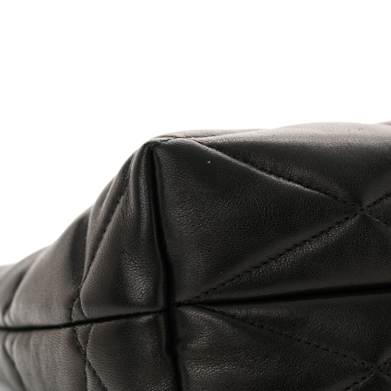 Saint Laurent Lambskin Monogram Medium Sade Puffer Pouch Black 11 of 11