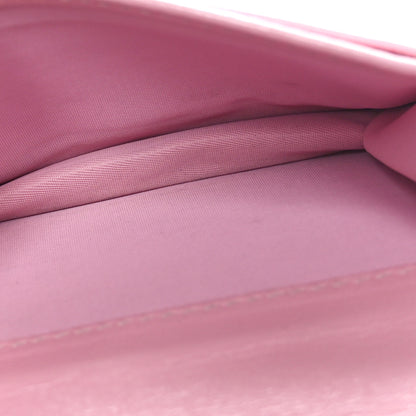 Christian Dior Lambskin Cannage Bi-Color Small Lady Dior Flap Card Holder Black Pink 9 of 11