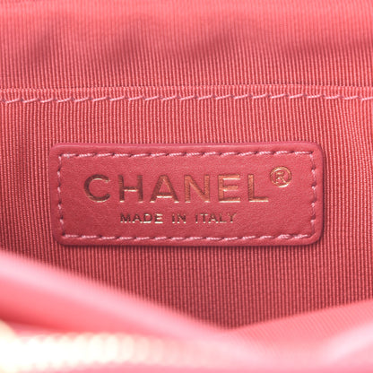 Chanel Calfskin Quilted Day Trips Camera Case Pink 6 of 9
