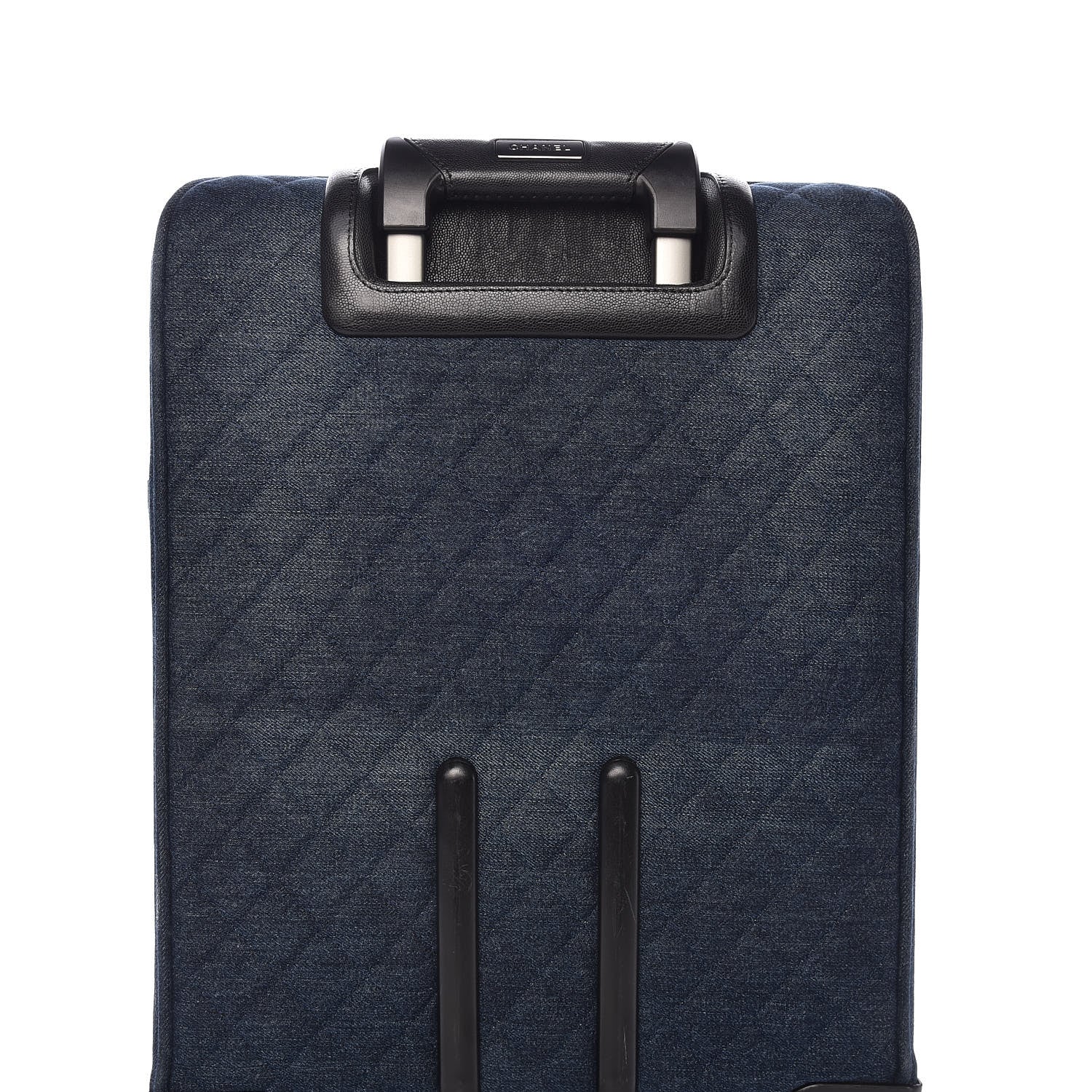 Chanel Denim Quilted Coco Cuba Charms Trolley 9 of 21