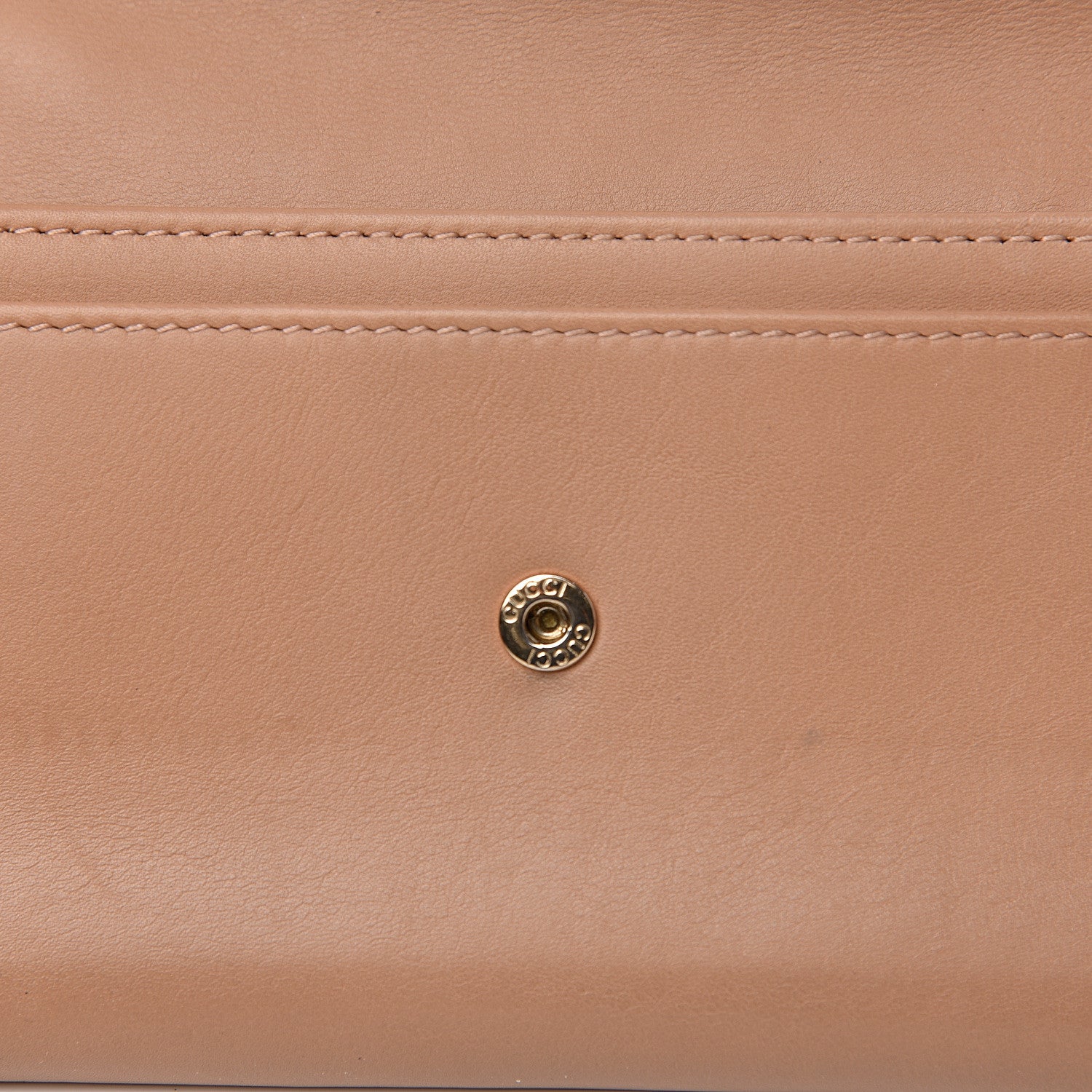 Gucci Calfskin Lovely Heart Continental Wallet Rose Beige 9 of 11