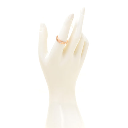 Gucci 18K Rose Gold Diamond Icon Band Ring 56 7.5 2 of 6
