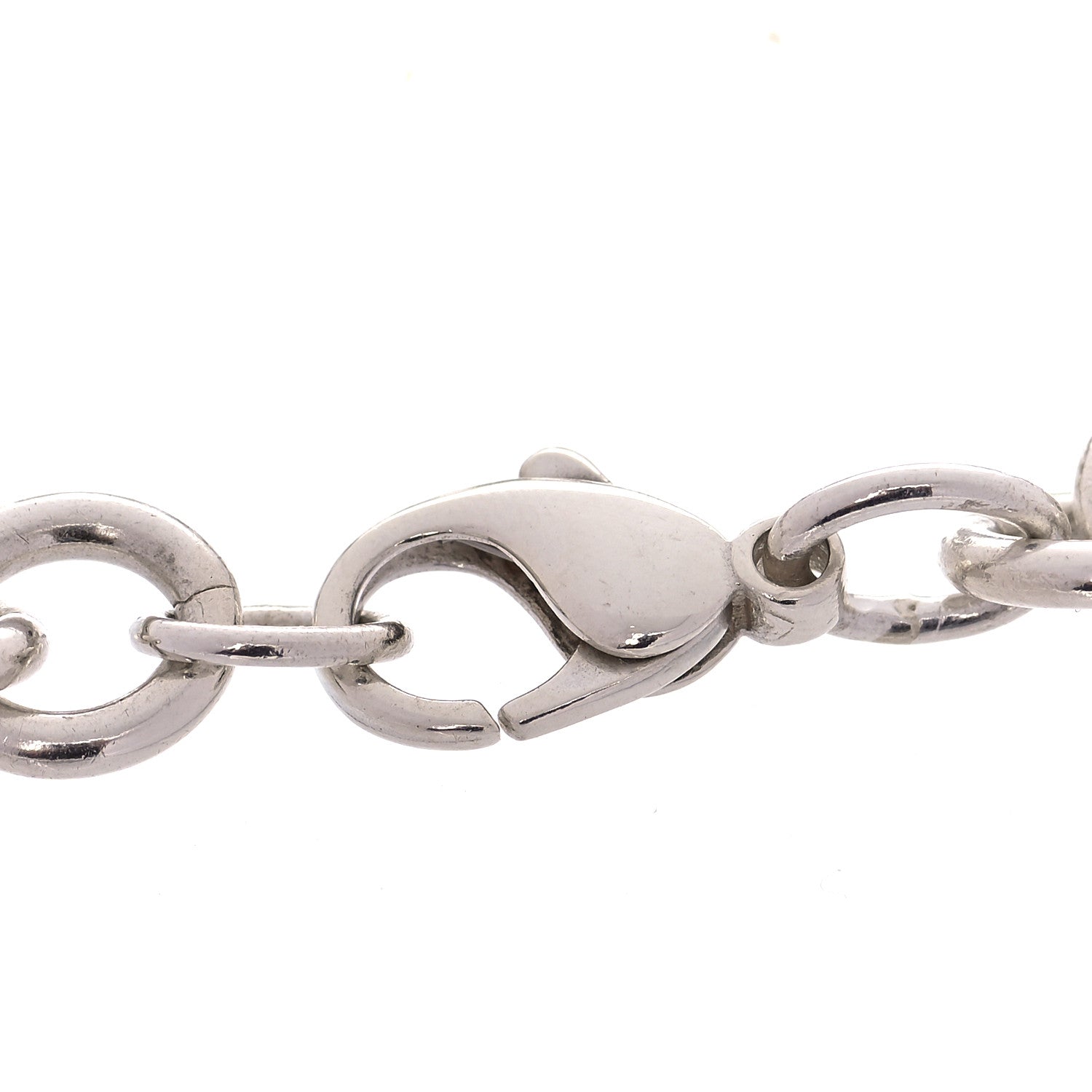 Tiffany Sterling Silver Heart Tag Charm Bracelet 6 of 6