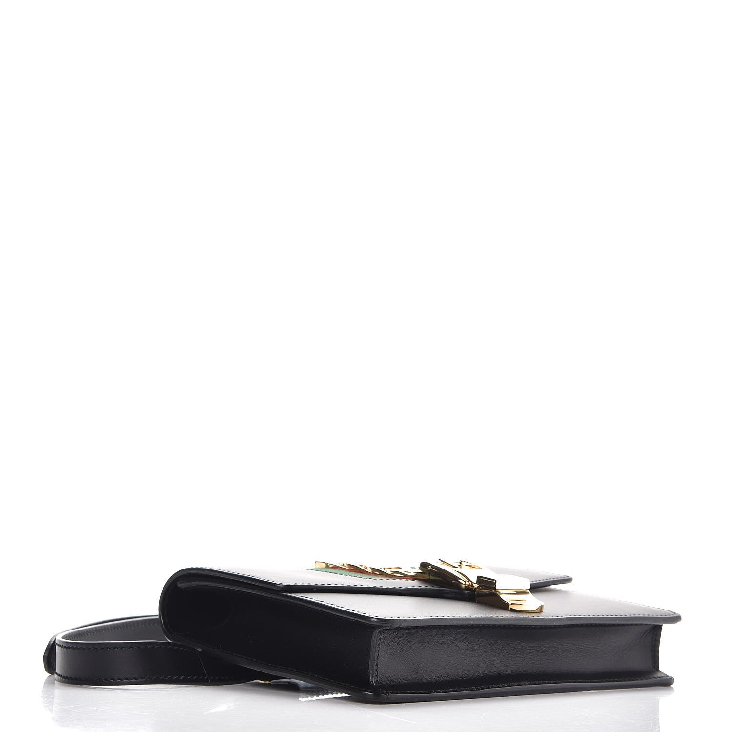 Gucci Calfskin Sylvie Belt Bag Black 4 of 10