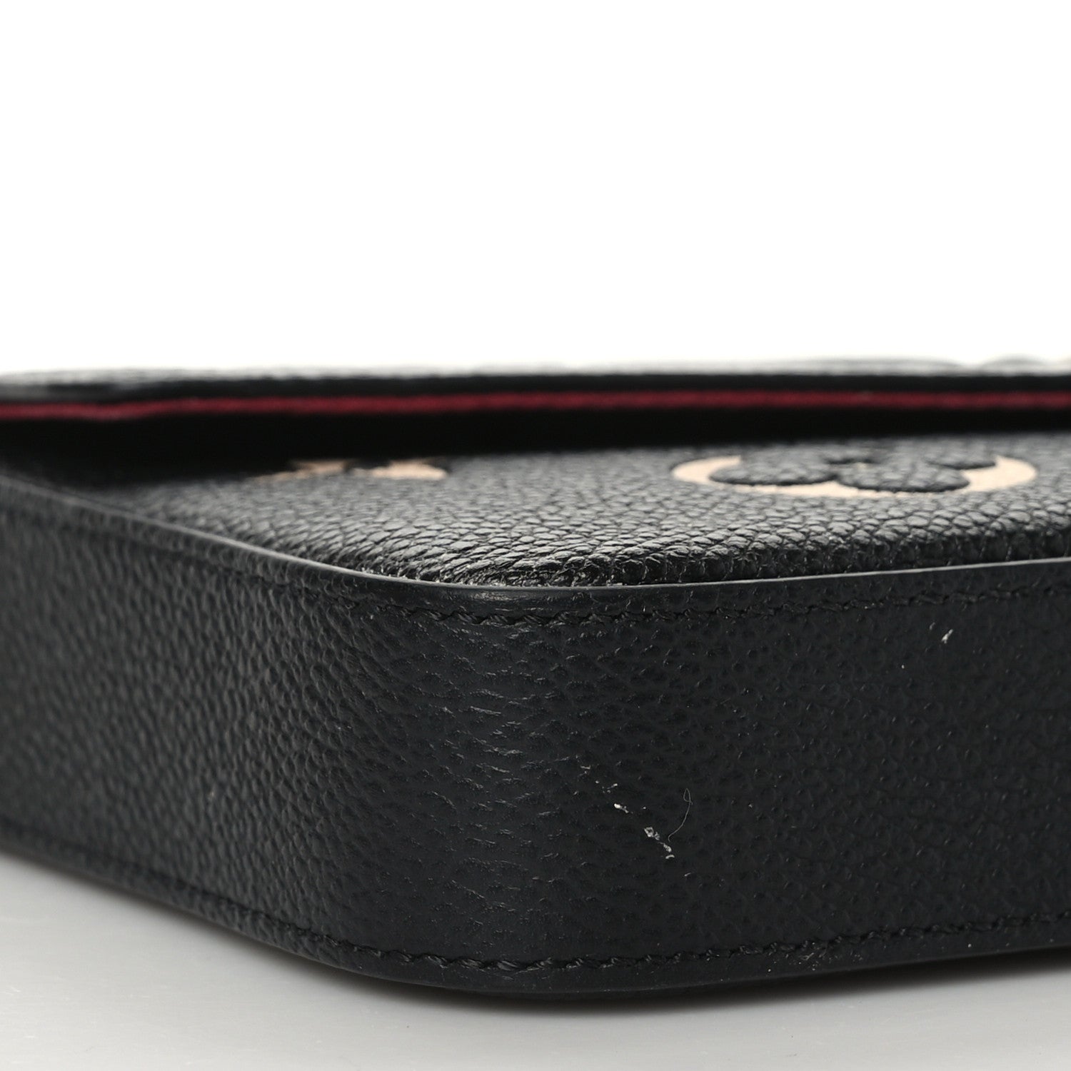 Louis Vuitton Empreinte Monogram Giant Felicie Pochette Black Beige 8 of 10