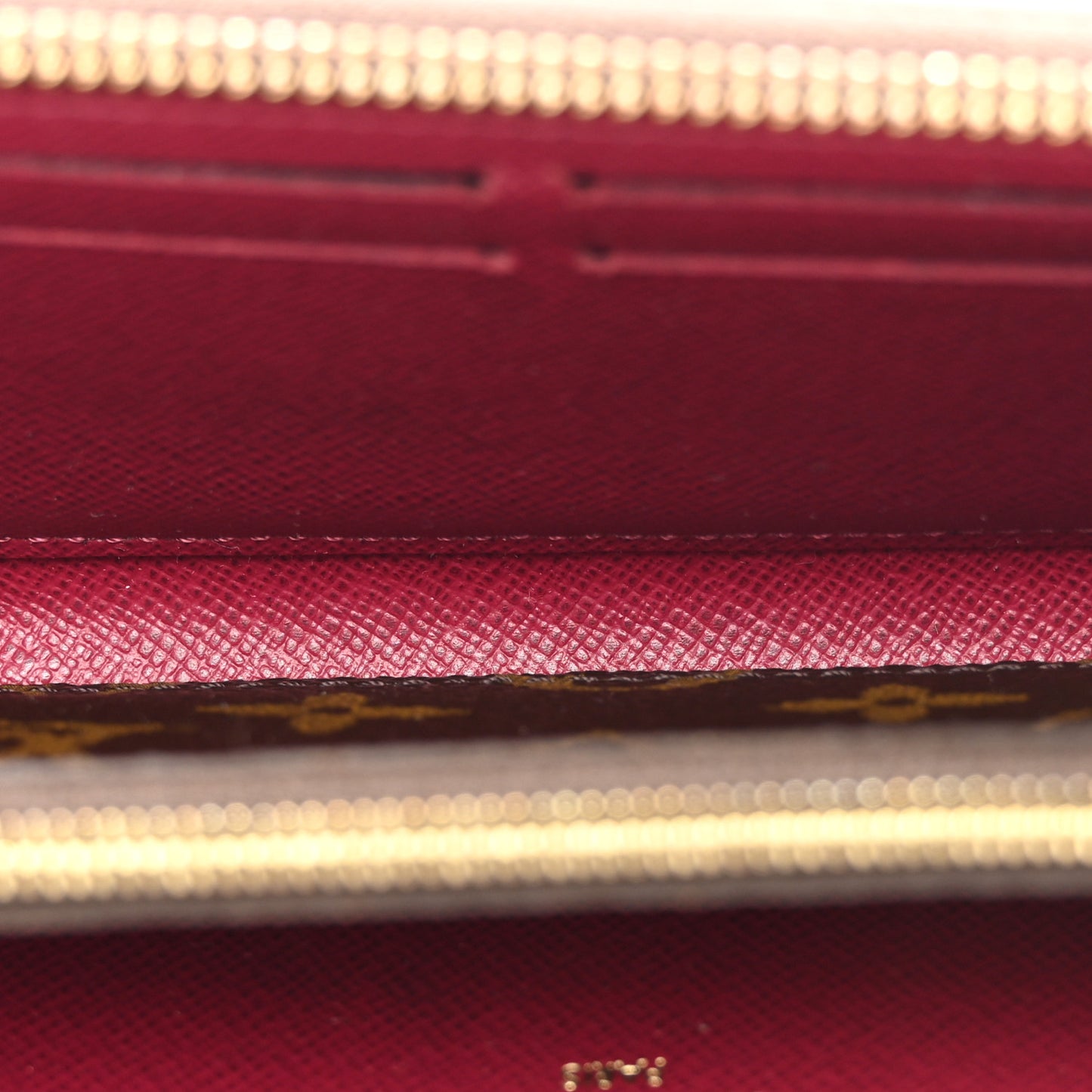 Monogram Clemence Wallet Fuchsia