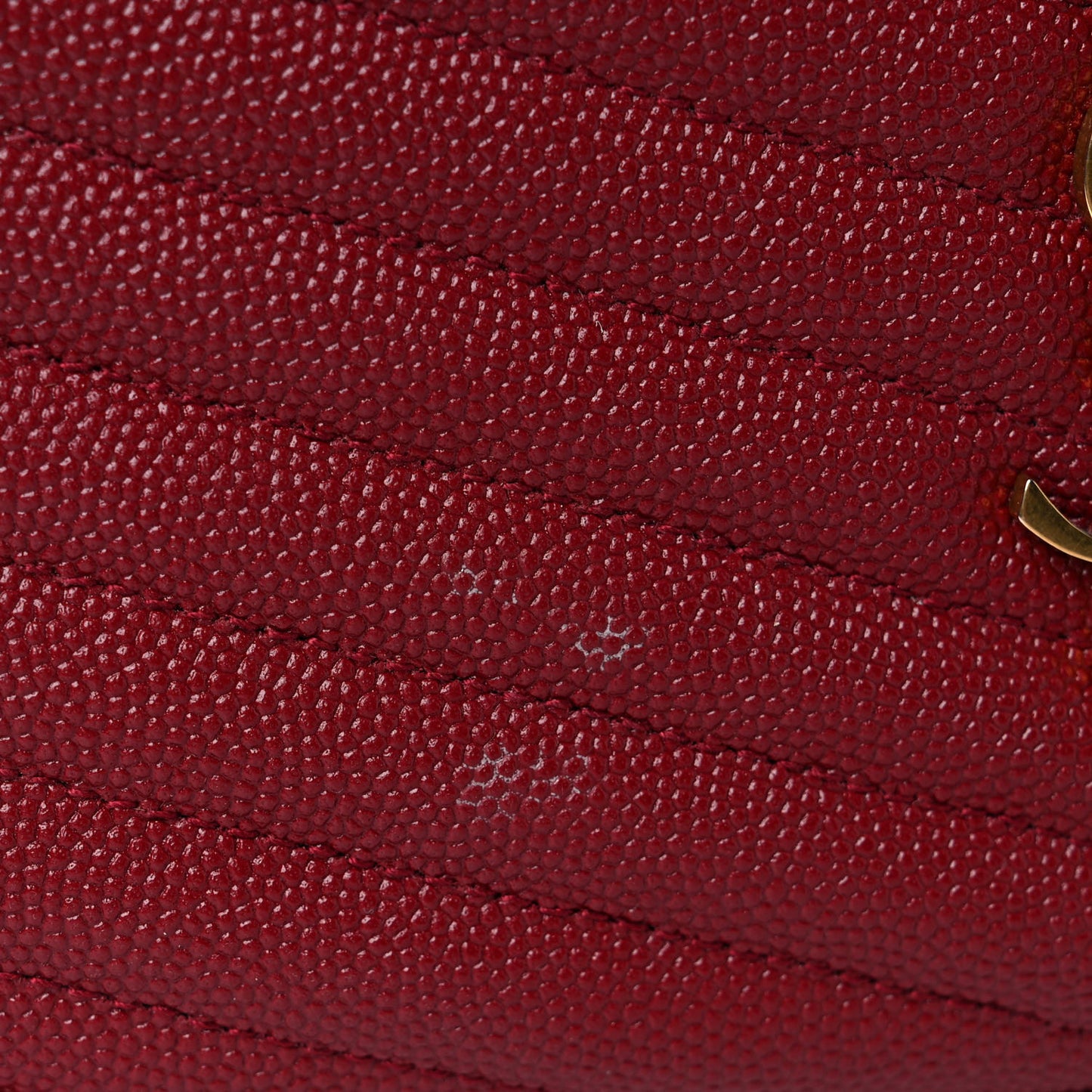 Grain De Poudre Matelasse Monogram Mini Lou Camera Bag Eros Red