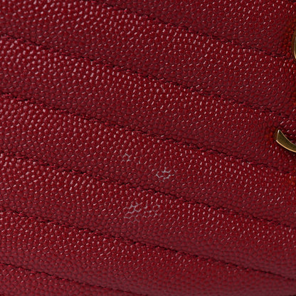 Saint Laurent Grain De Poudre Matelasse Monogram Mini Lou Camera Bag Eros Red 9 of 9