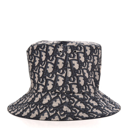Christian Dior Oblique Reversible Teddy-D Brim Bucket Hat 56 Blue 3 of 6