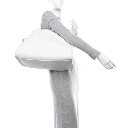 The Row Grained Calfskin Soft Margaux 17 White 2 of 13