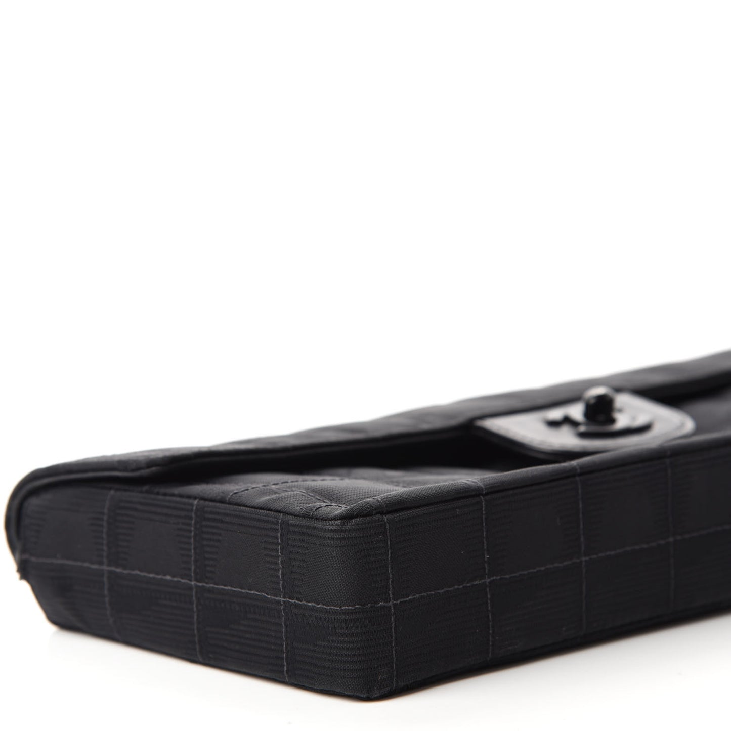 Nylon Travel East West Flap Black