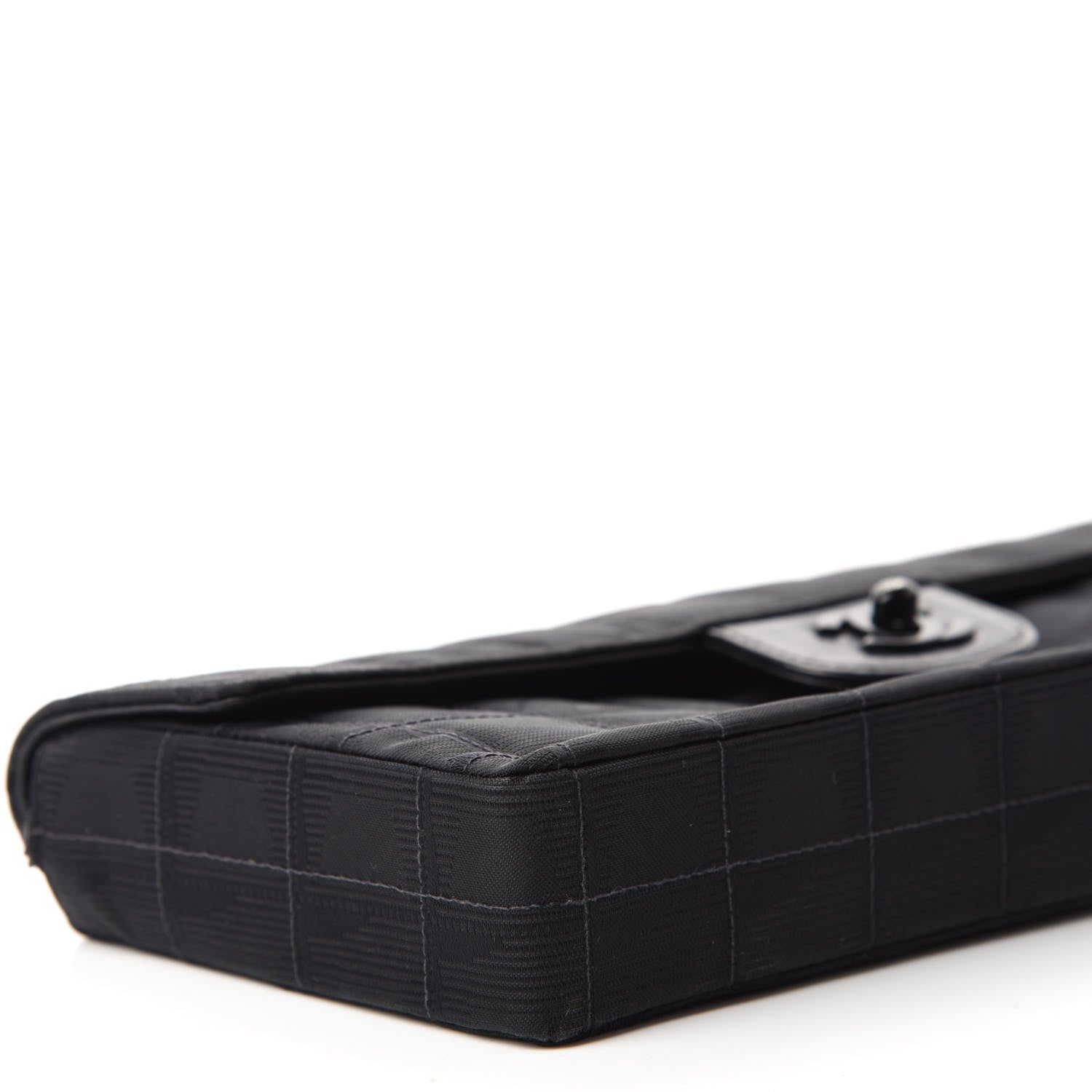 Chanel Nylon Travel East West Flap Black 6 of 14